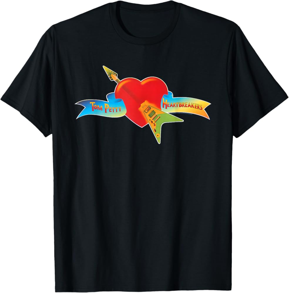 Amazon.com: Tom Petty and The Heartbreakers Classic Logo T-Shirt